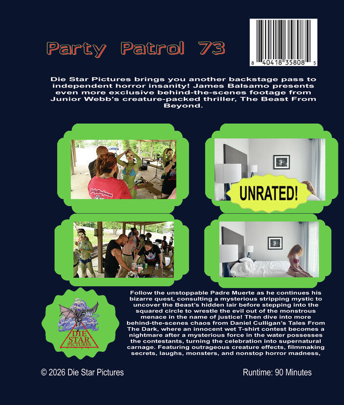 Party Patrol 73 [Blu-ray] - Back Panel - 