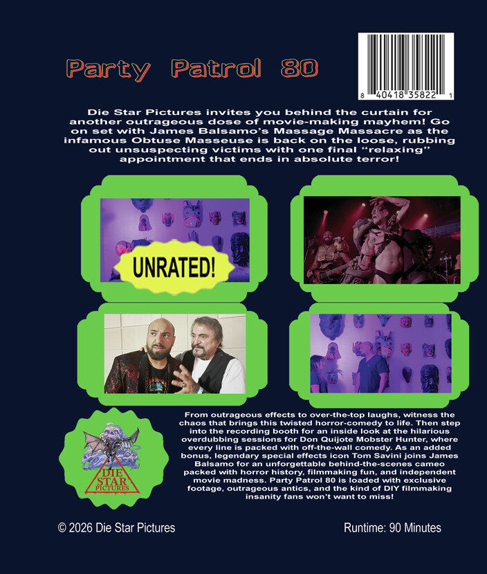 Party Patrol 80 [Blu-ray] - Back Panel - 