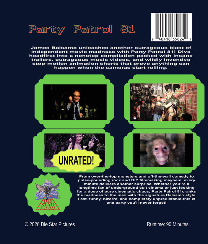 Party Patrol 81 [Blu-ray] - Back Panel - 