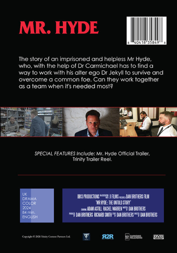 Mr Hyde: The Untold Story - Back Panel - 
