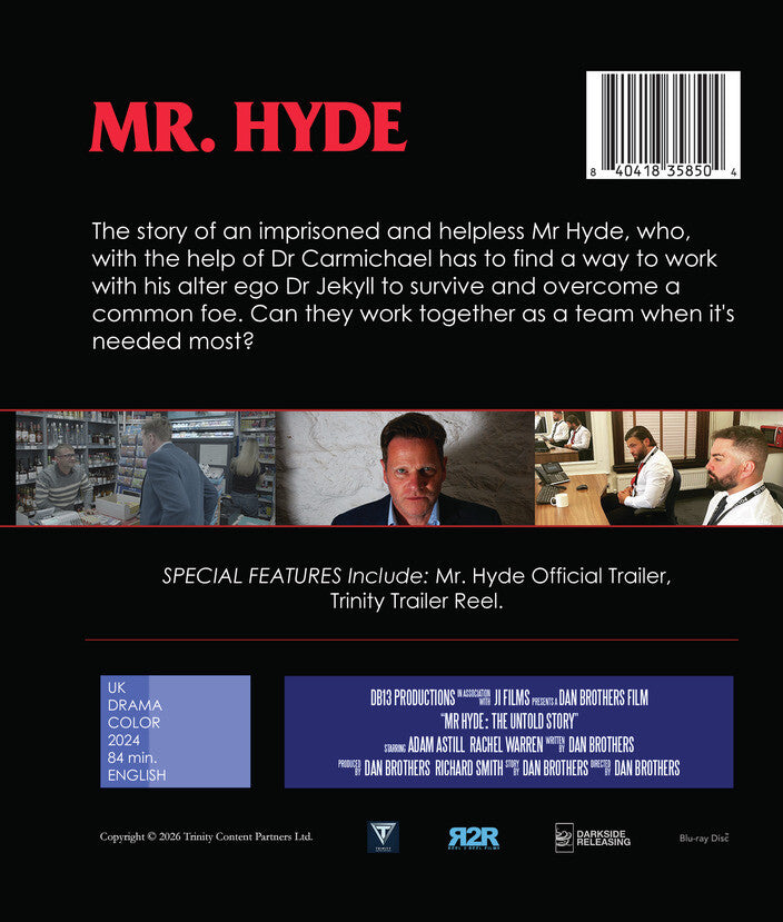 Mr Hyde: The Untold Story [Blu-ray] - Back Panel - 