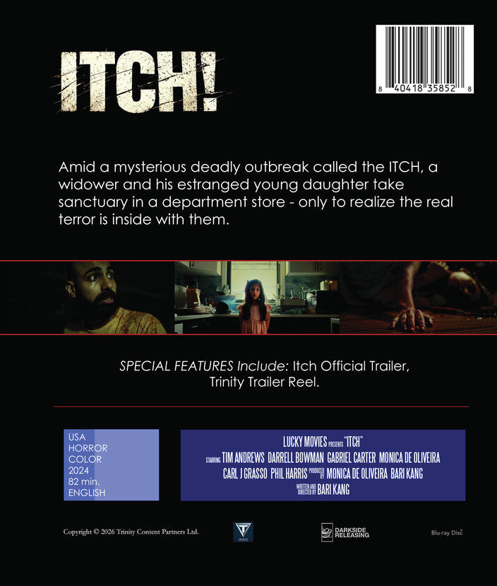 Itch [Blu-ray] - Back Panel - 