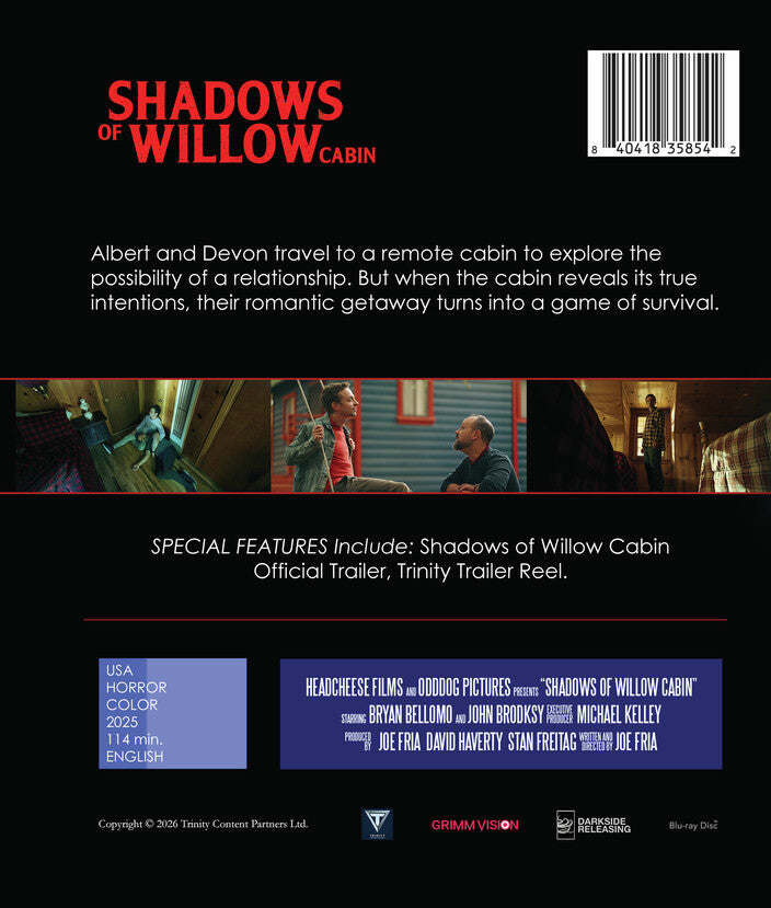 Shadows of Willow Cabin [Blu-ray] - Back Panel - 