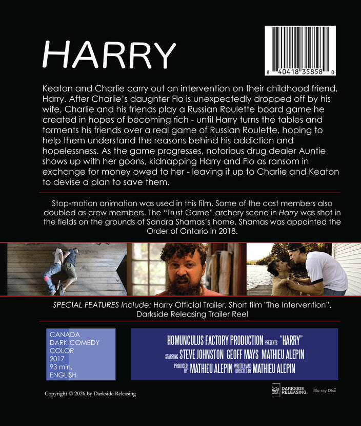 Harry [Blu-ray] - Back Panel - 