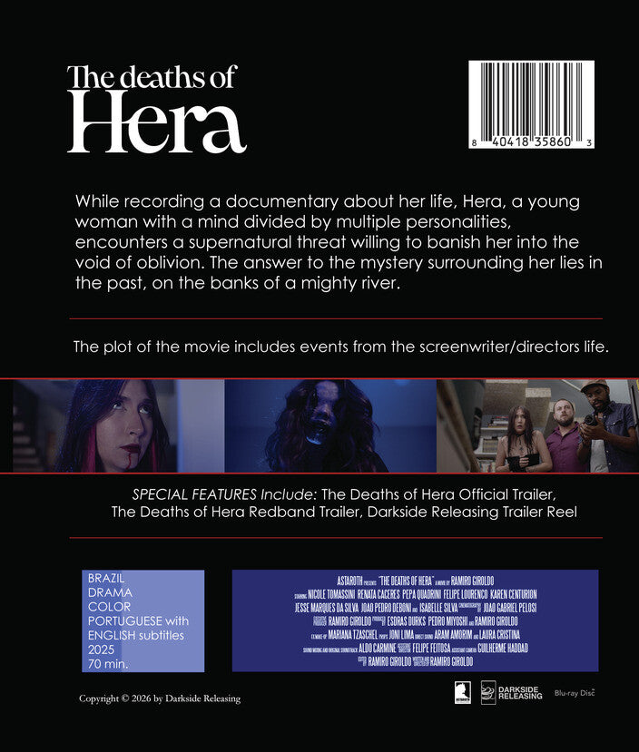 The Deaths of Hera [Blu-ray] - Back Panel - 
