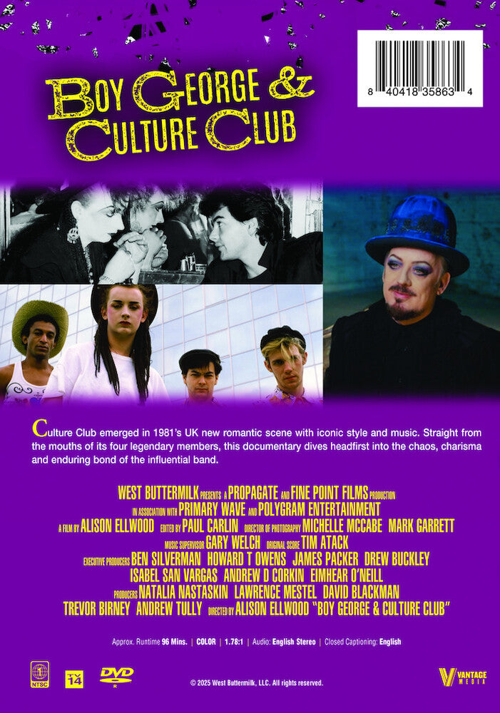 Boy George & Culture Club - Back Panel - 