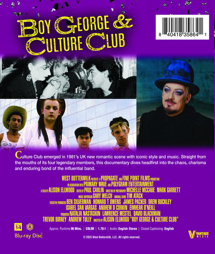 Boy George & Culture Club [Blu-ray] - Back Panel - 