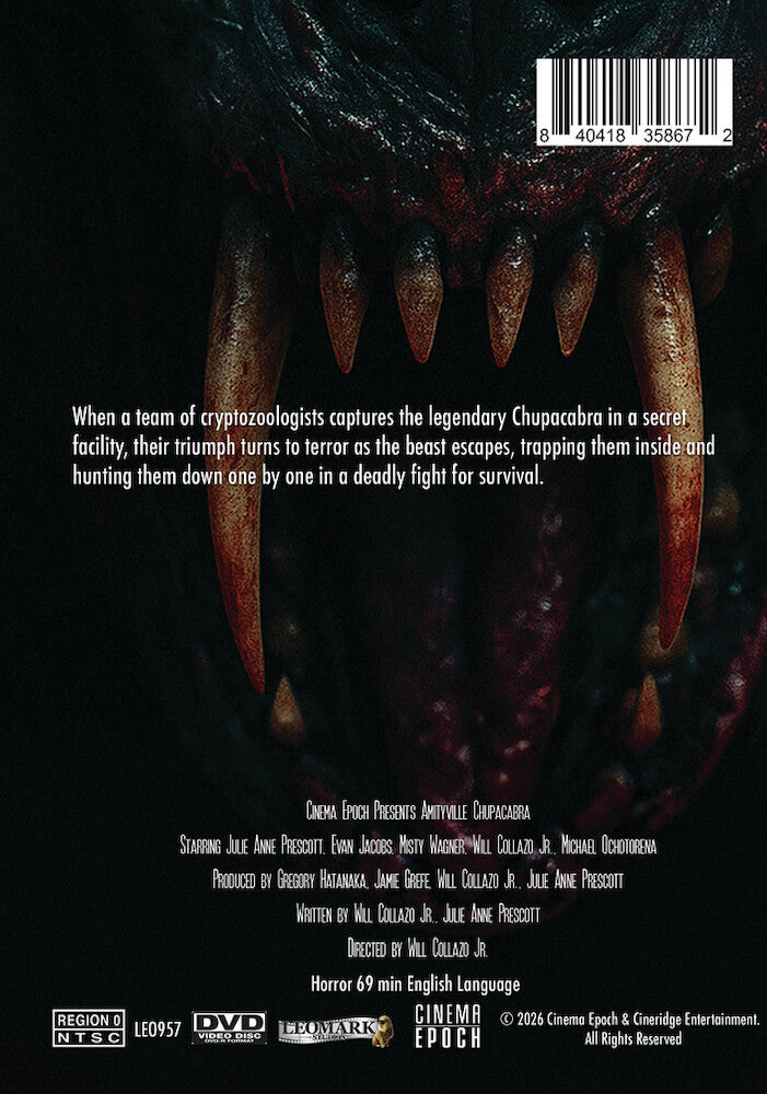 Amityville Chupacabra - Back Panel - 