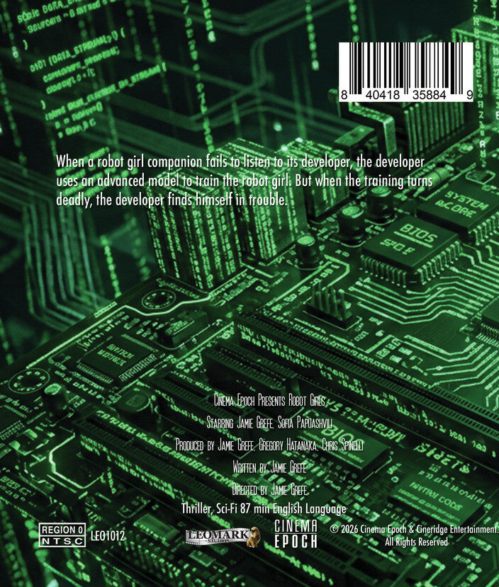 Robot Girls [Blu-ray] - Back Panel - 
