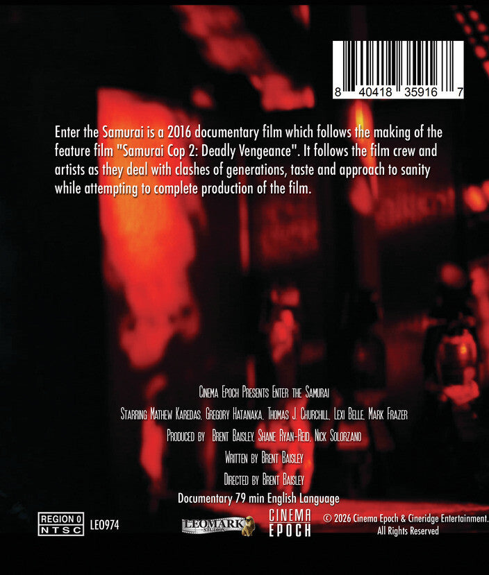 Enter the Samurai [Blu-ray] - Back Panel - 
