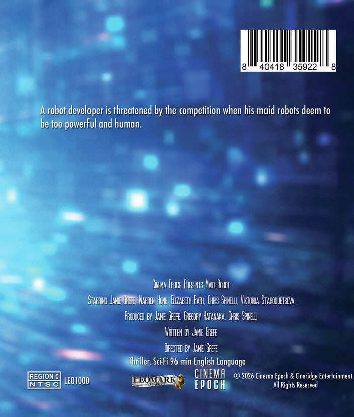 Maid Robot [Blu-ray] - Back Panel - 