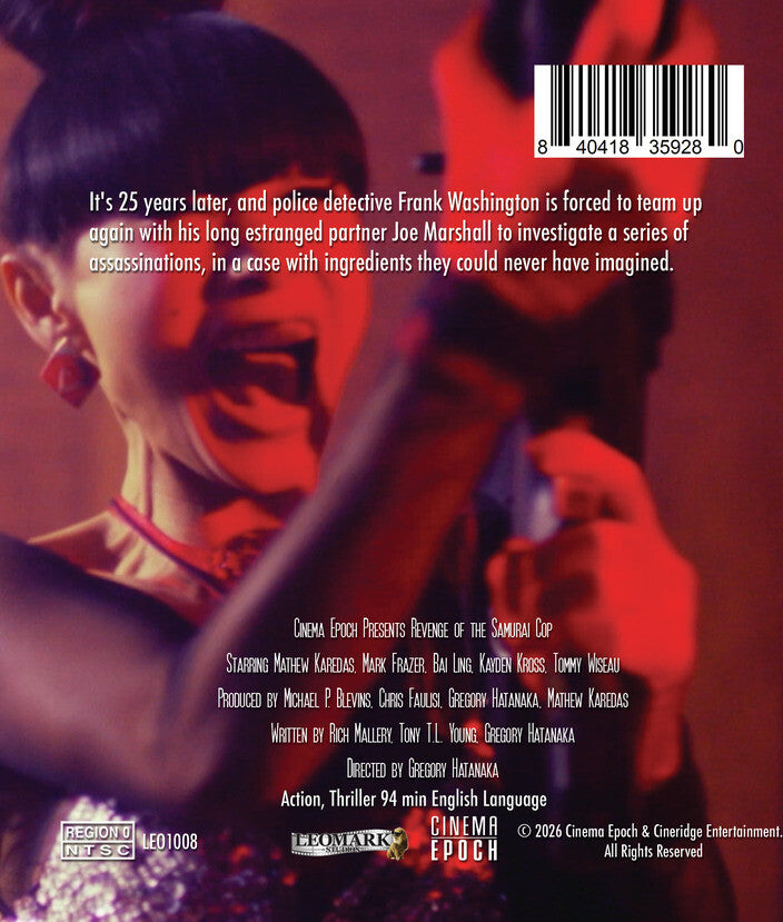 Revenge of the Samurai Cop [Blu-ray] - Back Panel - 