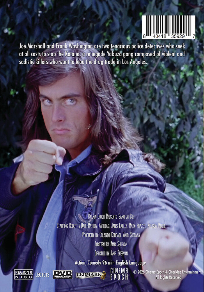 Samurai Cop - Back Panel - 