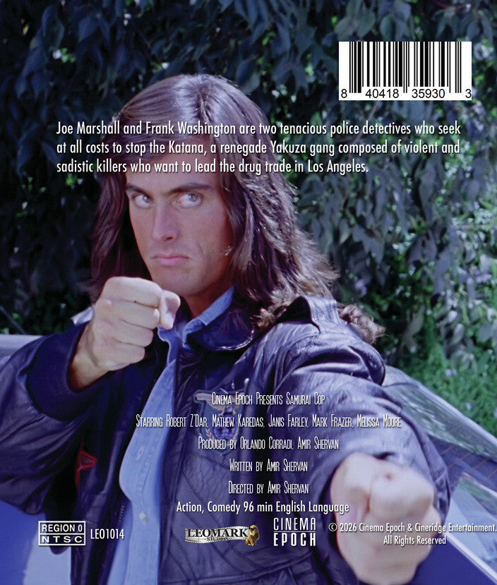 Samurai Cop [Blu-ray] - Back Panel - 