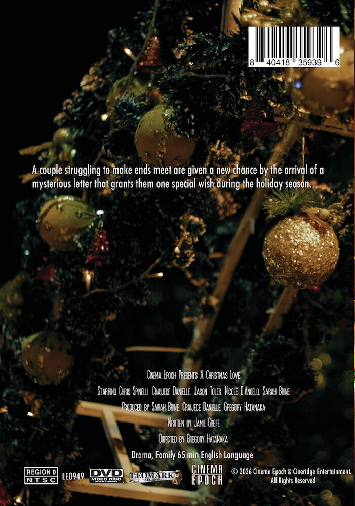A Christmas Love - Back Panel - 