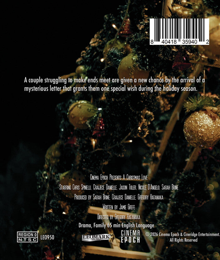 A Christmas Love [Blu-ray] - Back Panel - 
