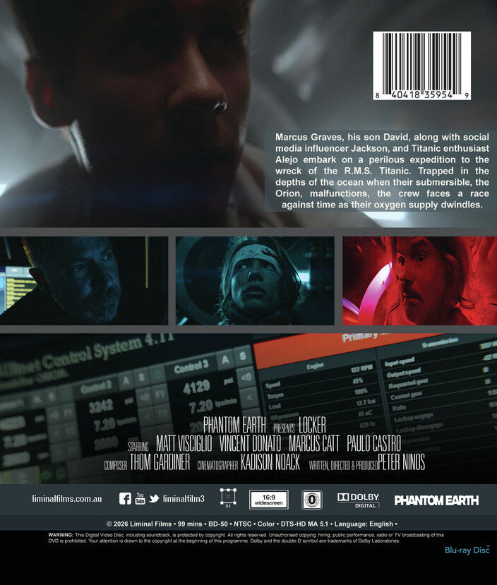 Locker [Blu-ray] - Back Panel - 