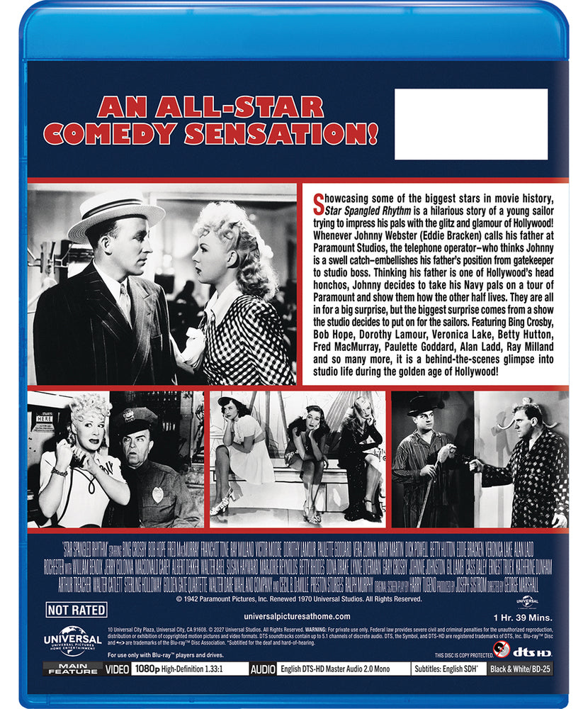 Star Spangled Rhythm [Blu-ray] - Back Panel - 