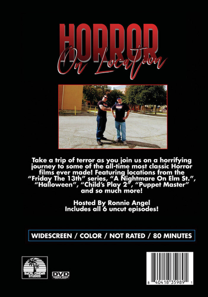 Horror On Location - Back Panel - 
