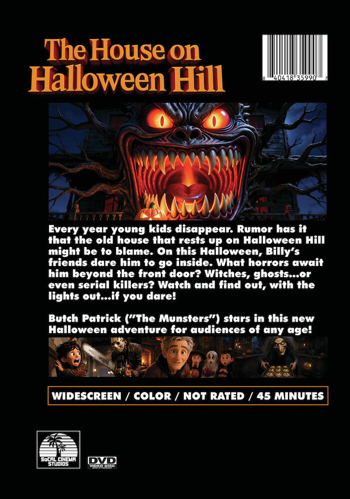 The House On Halloween Hill - Back Panel - 