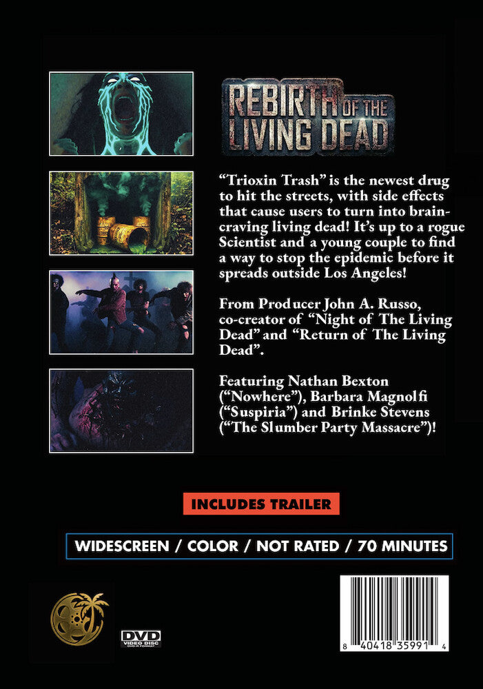 Rebirth of The Living Dead - Back Panel - 