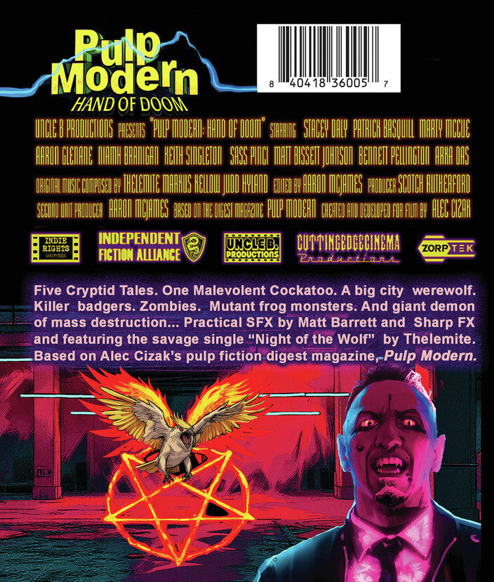 Pulp Modern: Hand of Doom [Blu-ray] - Back Panel - 
