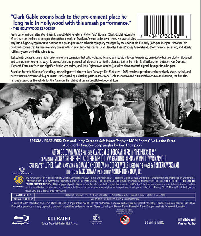 The Hucksters [Blu-ray] - Back Panel - 