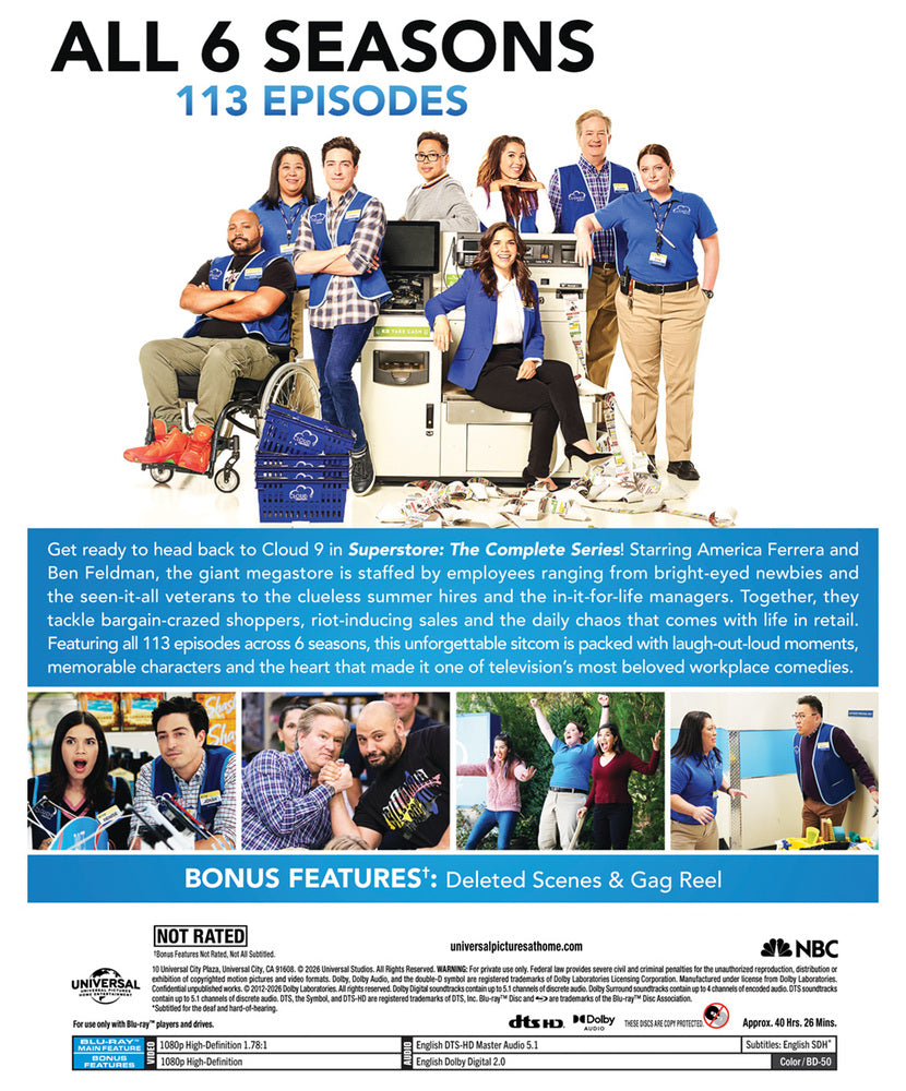 Superstore: The Complete Series [Blu-ray] - Back Panel - 