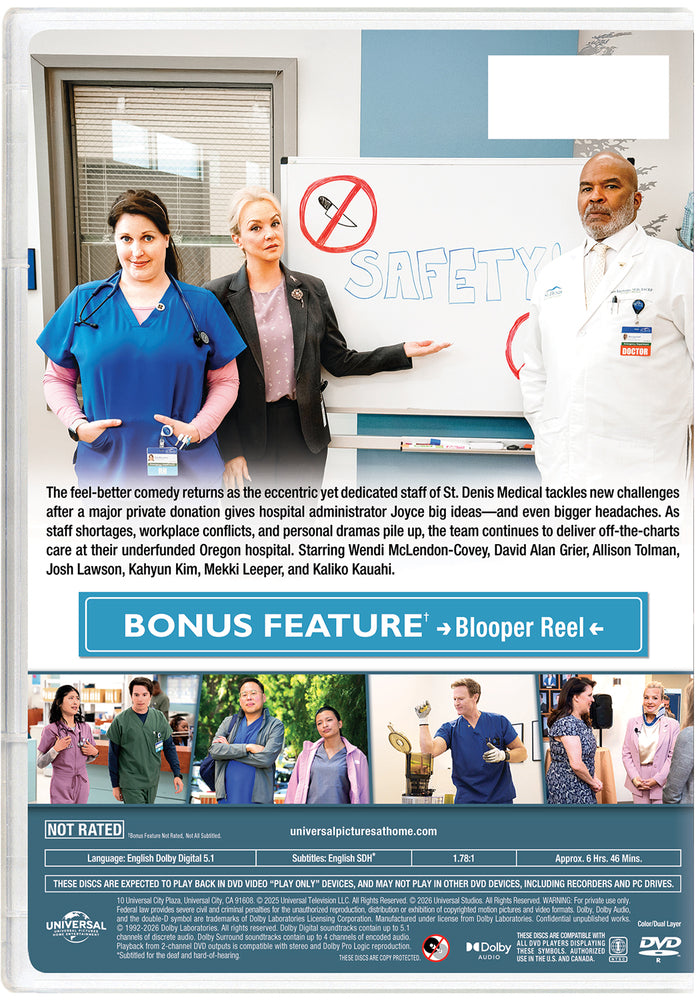 St. Denis Medical: Season Two - Back Panel - 