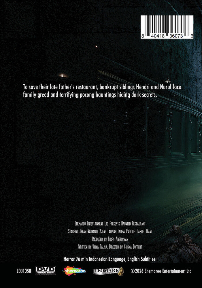 Haunted Restaurant - Back Panel - 
