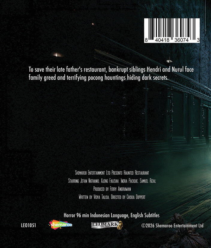 Haunted Restaurant [Blu-ray] - Back Panel - 