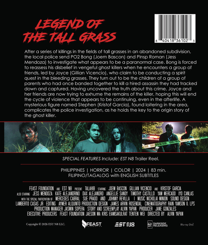 Legend of the Tall Grass aka Talahib [Blu-ray] - Back Panel - 