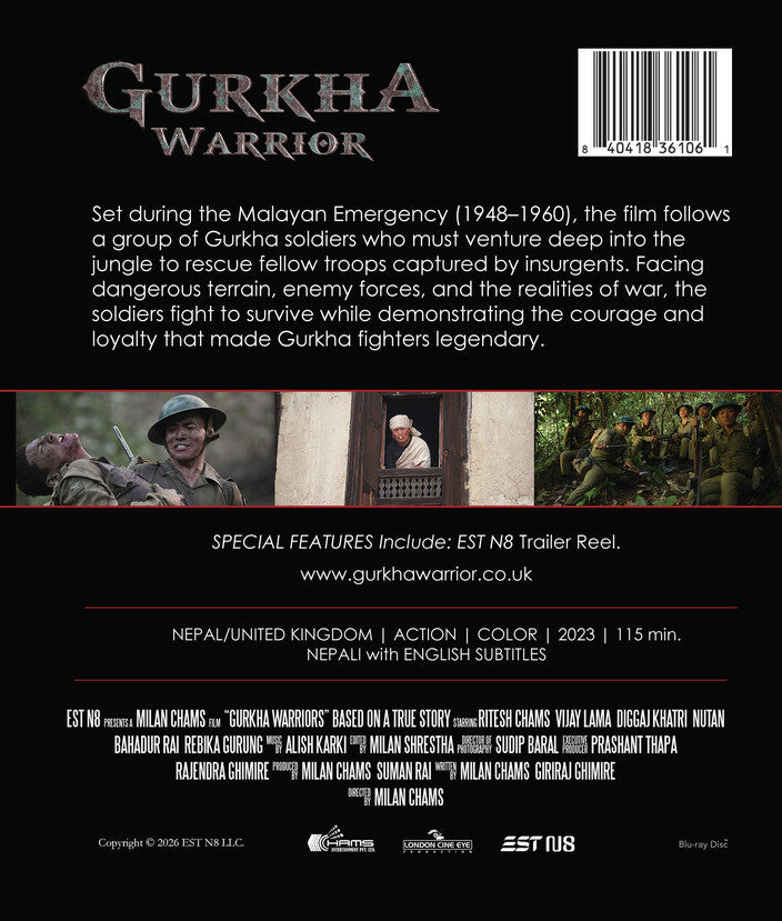 Gurkha Warrior [Blu-ray] - Back Panel - 