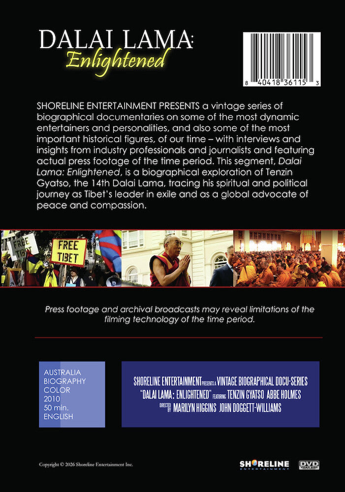 Dalai Lama: Enlightened - Back Panel - 