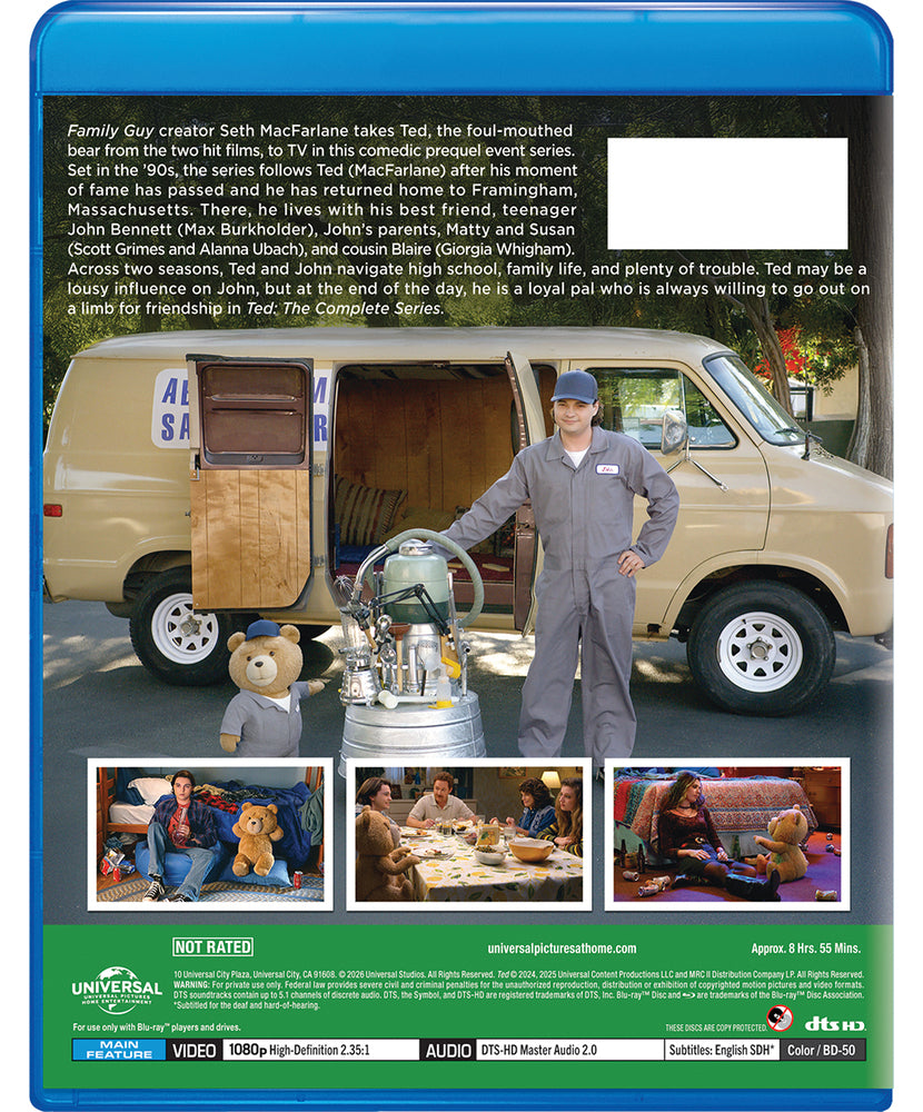 Ted: The Complete Series [Blu-ray] - Back Panel - 
