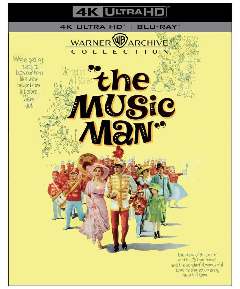 The Music Man (1962) 4K UHD + Blu-ray front cover