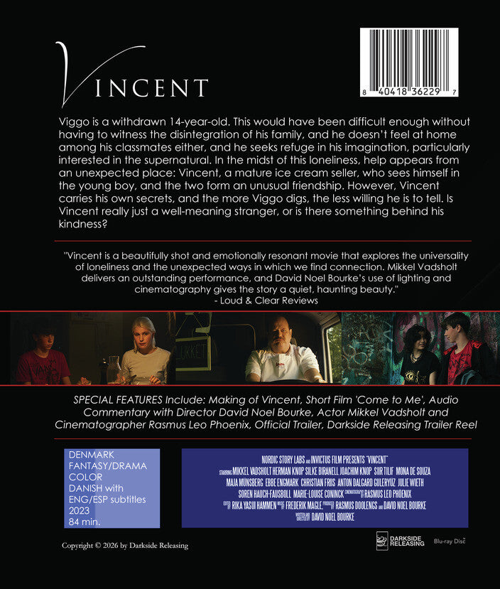 The Vincent [Blu-ray] - Back Panel - 