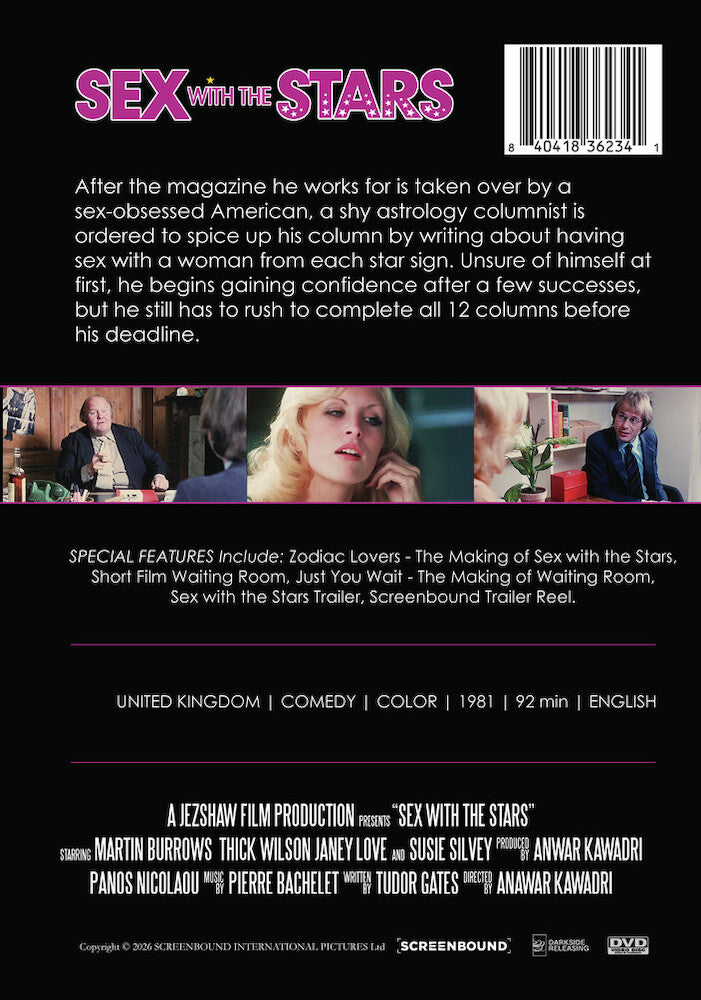 Sex With the Stars - Back Panel - 