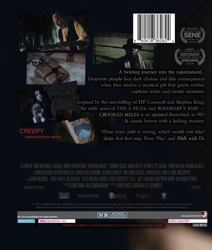 Crooked Miles [Blu-ray] - Back Panel - 