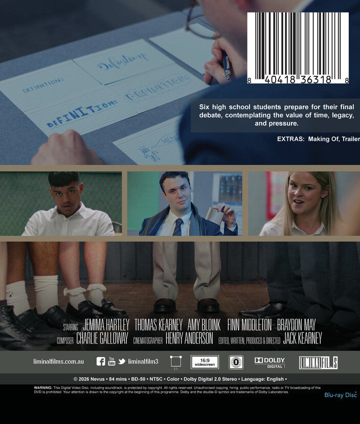 The Prep Room [Blu-ray] - Back Panel - 