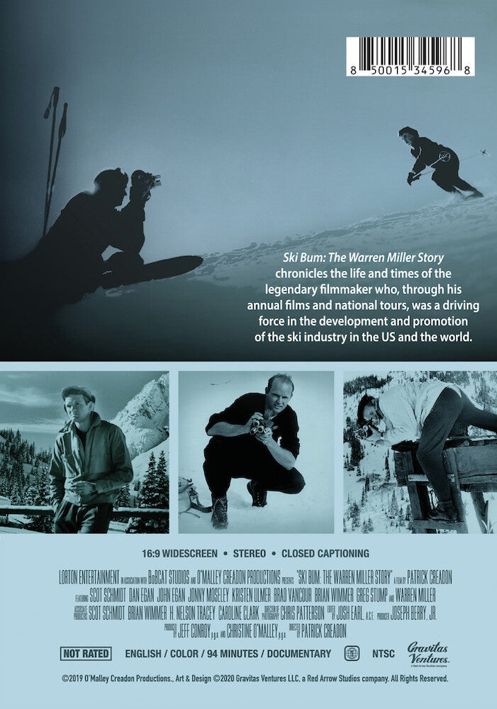 Ski Bum: The Warren Miller Story - Back Panel - 
