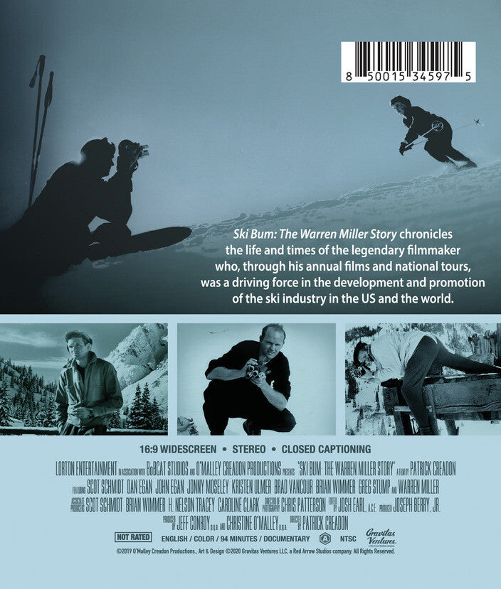 Ski Bum: The Warren Miller Story - Back Panel - 