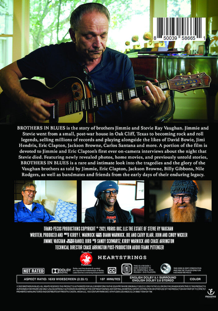 brothers in blues - Back Panel - DVD