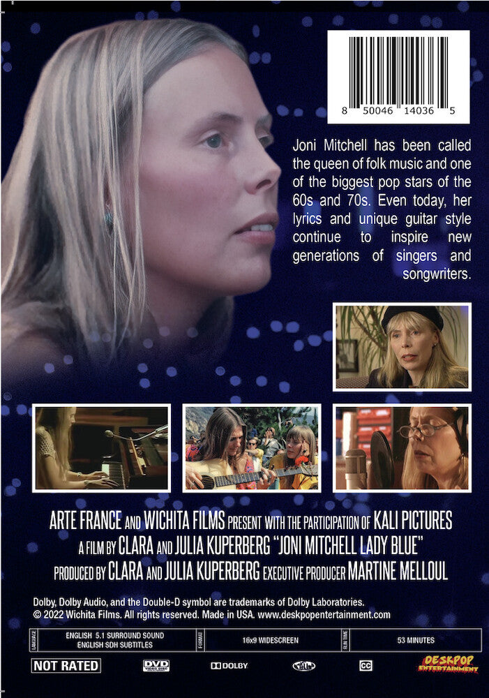 joni mitchell, lady blue - Back Panel - DVD
