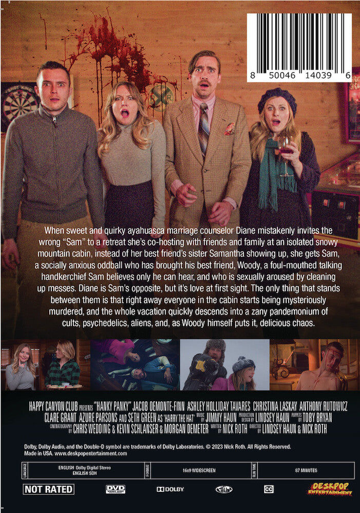 hanky panky - Back Panel - DVD
