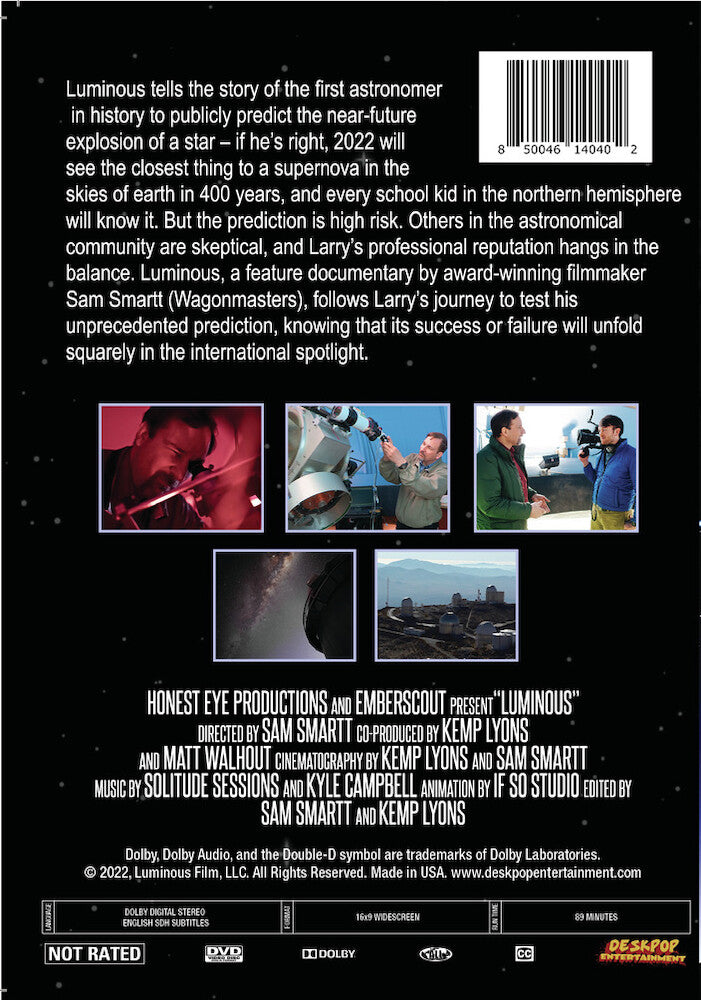 luminous - Back Panel - DVD