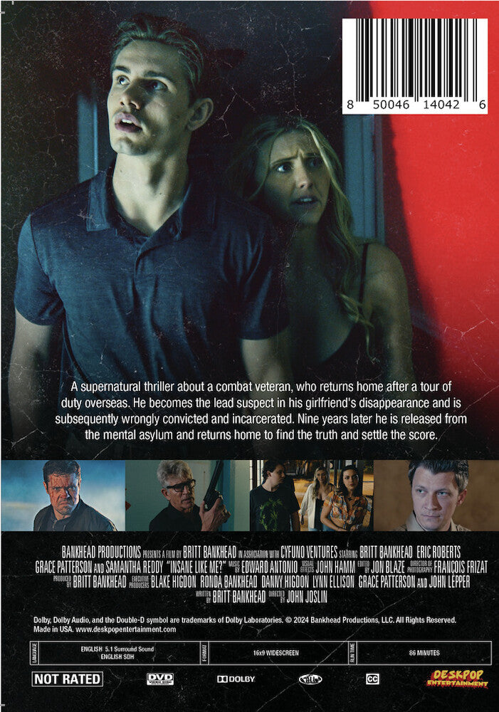 insane like me? - Back Panel - DVD