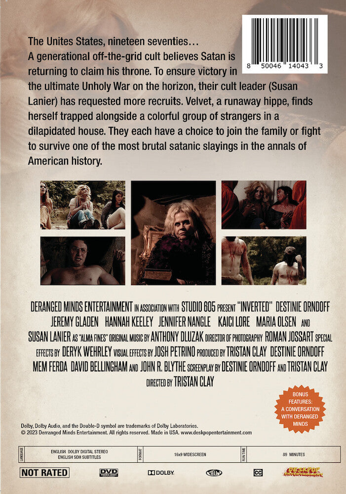 inverted - Back Panel - DVD