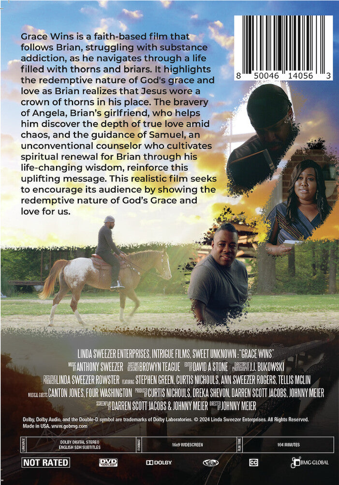 grace wins - Back Panel - DVD