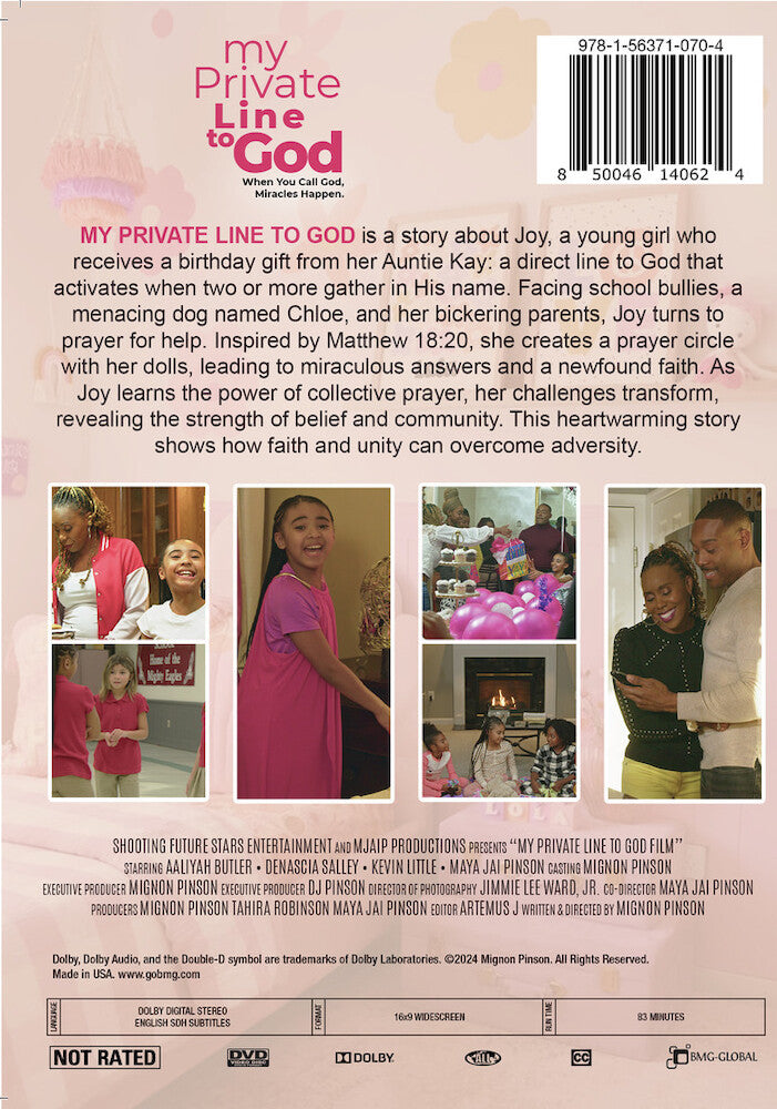 my private line to god - Back Panel - DVD